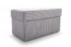 Photo Corner sofa with pouf, bed and 2 storage compartments – Alvares, Gray, 305x205