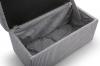 Photo Corner sofa with pouf, bed and 2 storage compartments – Alvares, Gray, 305x205