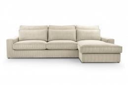 SOFÁ GRANDE 276 CM X 176 CM CLEO MINI BEIGE
