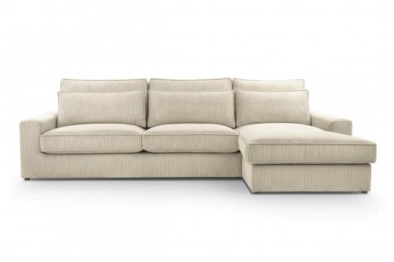 Foto SOFÁ GRANDE 276 CM X 176 CM CLEO MINI BEIGE