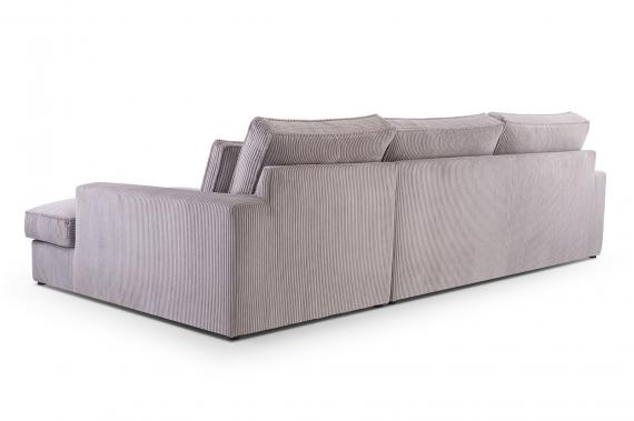 Foto SOFÁ GRANDE 276 CM X 176 CM CLEO MINI GRIS