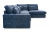 Photo Large corner sofa with decorative cushions - Cobra, Amber, 314x224