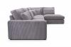 Photo Large corner sofa with decorative cushions - Cobra, Amber, 314x224