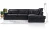 Photo Large corner sofa with decorative cushions - Cobra, Graphite, 314x224