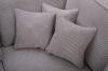 Photo Large corner sofa with decorative cushions - Cobra, Graphite, 314x224