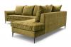 Photo Large Scandinavian-style corner sofa - Lena, Olive, 306x227