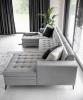 Foto SOFÁ CAMA GRANDE CON PATAS ALTAS 350 CM X 170 CM VERTIZO GRIS