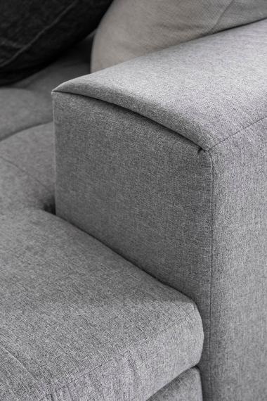 Foto SOFÁ CAMA GRANDE CON PATAS ALTAS 350 CM X 170 CM VERTIZO GRIS