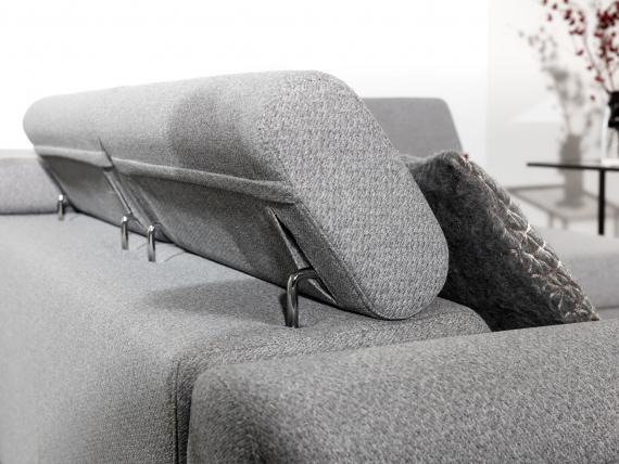 Photo Corner sofa - Kairos, Dark grey, 265x200