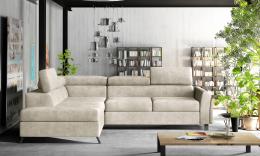 Corner sofa bed - Kairos, Beige, 265x200