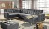 Foto SOFÁ CAMA CON ARCÓN REVERSIBLE FORMA DE U 320 CM X 202 CM ASGARD U GRIS