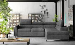 Corner sofa - Kairos, Dark grey, 265x200