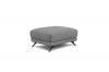 Photo 3-seater extendable sofa with armchair and pouf - Megis, Light Gray, 242cm