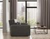 Foto SOFÁ CAMA PEQUEÑO 2 PLAZAS 155 CM LAINE GRIS OSCURO