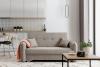 Foto SOFÁ CAMA PEQUEÑO 2 PLAZAS 155 CM LAINE BEIGE
