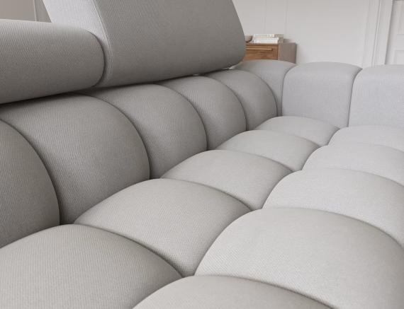 Foto SOFÁ CAMA CON ARCÓN I PATAS ALTAS 285 CM X 181 CM FELRO GRIS