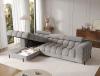 Foto SOFÁ CAMA CON ARCÓN I PATAS ALTAS 285 CM X 181 CM FELRO GRIS