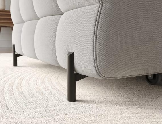 Foto SOFÁ CAMA CON ARCÓN I PATAS ALTAS 285 CM X 181 CM FELRO GRIS