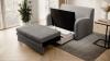 Foto SOFÁ CAMA PEQUEÑO 2 PLAZAS 130 CM ARIO GRIS