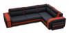 Photo Sofa bed ASSAN, Blue/Red, 305x205