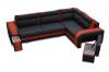 Photo Sofa bed ASSAN, Dark gray/Light gray, 305x205