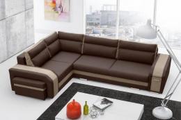 sofa cama ASSAN, Marrón/beige, 305x205
