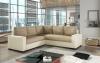 Photo Sofa bed - Canis, fabric/faux leather, Beige/Cream, 235x235cm