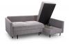 Foto SOFÁ CAMA CON DOS ARCÓNES 220 CM X 137 CM ROBIN GRIS CLARO