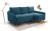 SOFÁ CAMA CON DOS ARCÓNES 220 CM X 137 CM ROBIN AZUL