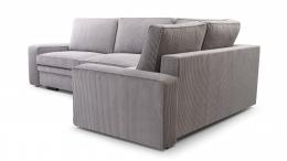 Sofa cama con arcon - Toledo, Gris, 296x196
