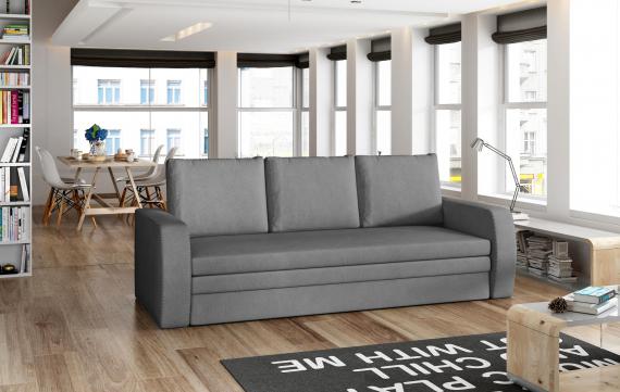 Foto SOFÁ CAMA EXTRAIBLE 220 CM INVERSA GRIS