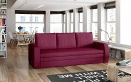 SOFÁ CAMA EXTRAIBLE 220 CM INVERSA ROJO