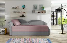SOFÁ CAMA PARA NIÑOS AGA ROSA/GRIS