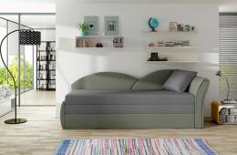 SOFÁ CAMA PARA NIÑOS AGA OLIVA/MARRÓN