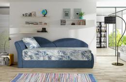 SOFÁ CAMA PARA NIÑOS AGA AZUL/BLANCO