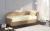 Sofa bed for children - Aga, Brown/Beige, 218x80