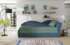 Photo Sofa bed for children - Aga, Green/Blue, 218x80