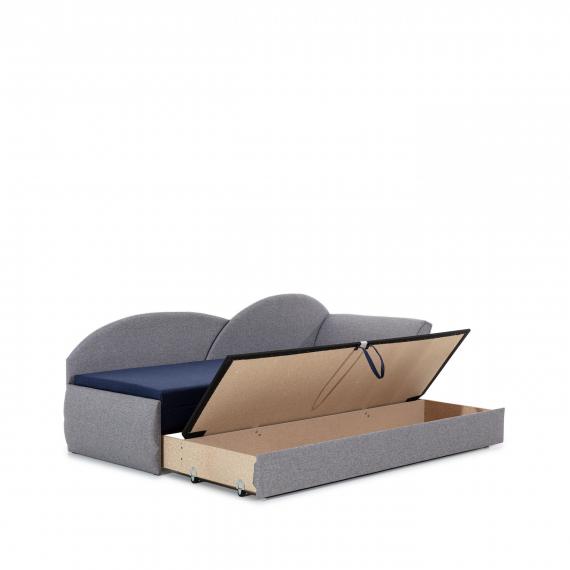 Photo Sofa bed for children - Aga, Green/Blue, 218x80