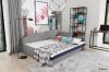 Photo Sofa bed for children - Aga, Black/Red, 218x80