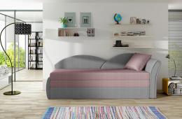 SOFÁ CAMA PARA NIÑOS AGA ROSA/GRIS