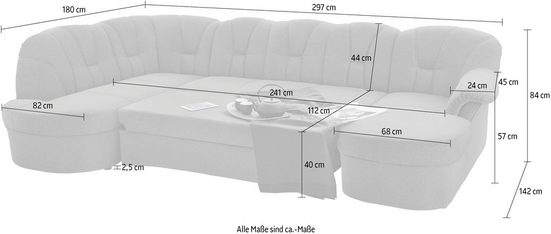 Foto Sofa cama U N.º de artículo 2367056912 Polipiel, Rojo - PAPENBURG
