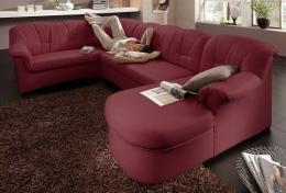Sofa cama U N.º de artículo 2367056912 Polipiel, Rojo - PAPENBURG