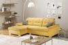 Foto SOFÁ CAMA CON ARCÓN CON RESPALDO ALTO REPOSACABEZAS RECLINABLES 258 CM X 164 CM OLIVIA AMARILLO