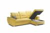 Foto SOFÁ CAMA CON ARCÓN CON RESPALDO ALTO REPOSACABEZAS RECLINABLES 258 CM X 164 CM OLIVIA AMARILLO