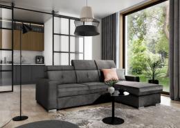 SOFÁ CAMA CON ARCÓN 275 CM X 180 CM FRESIA GRIS OSCURO