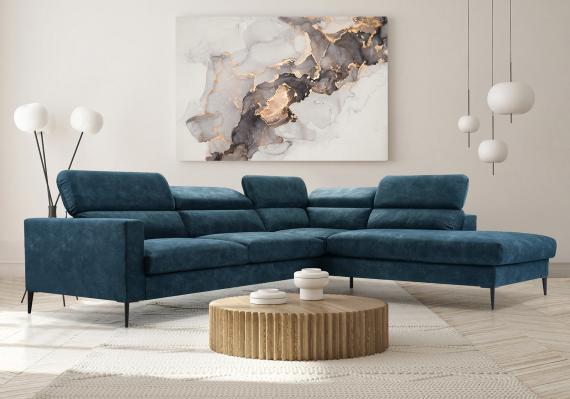 Photo Chaise longue sofa - 300x250 - Jezzi - Blue