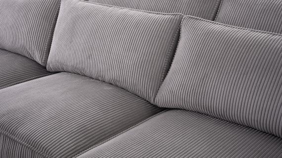 Photo Chaise longue sofa - 300x250 - Jezzi - Gray