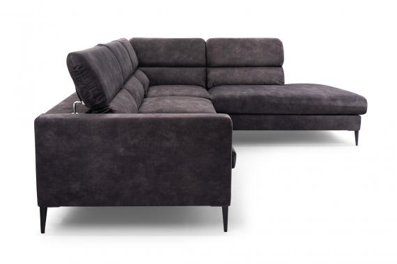 Photo Chaise longue sofa 300x250cm - Jezzi - Light gray