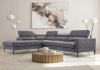 Photo Chaise longue sofa 300x250cm - Jezzi - Light gray
