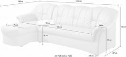 Sofa N.º de artículo 2187015486 Naranja, polipiel - PAPENBURG